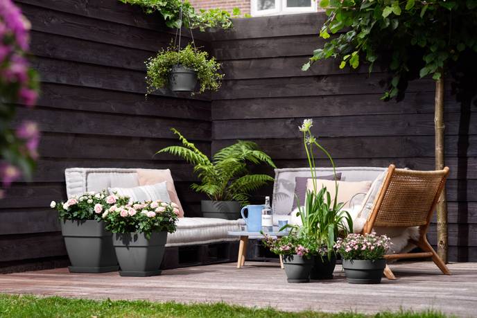 vibia campana square 30cm anthracite